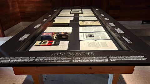 Der Sätzemacher, ein weiterer Akt der Ausstellung