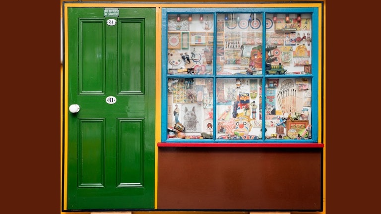 Peter Blake: The Toy Shop, 1962