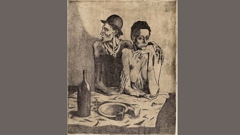 Pablo Picasso, Das karge Mahl, 19041913