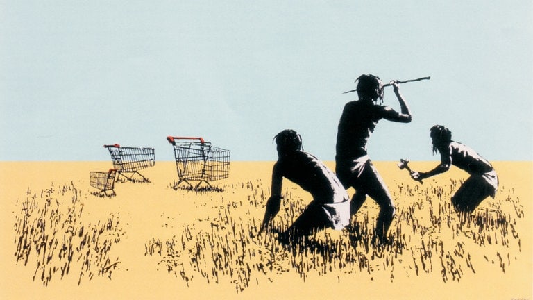 Banksy (unautorisiert), Trolley Hunter, 2012