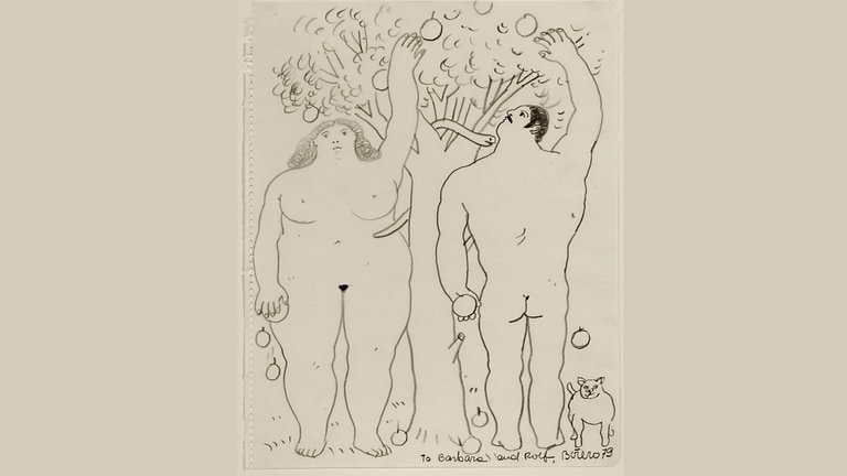 Fernando Botero, Ohne Titel (Adam und Eva), 1979