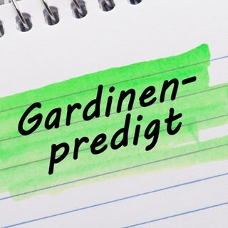 Wort der Woche: Gardinenpredigt