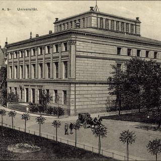 Historisches Foto der Universtität Halle