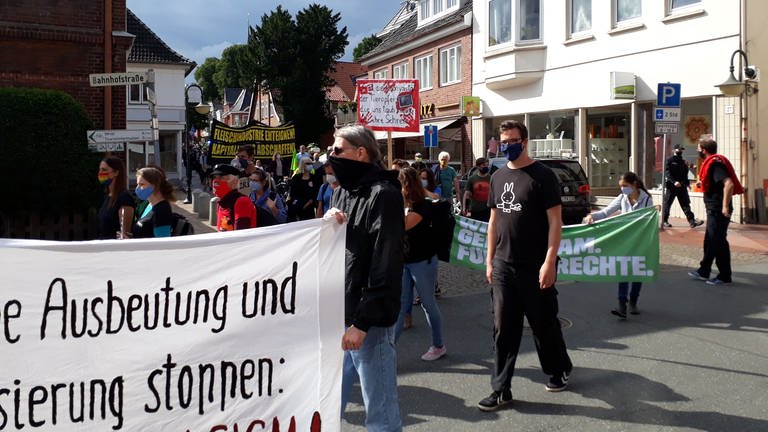 Demonstration in Kellinghusen am 29.08.2020