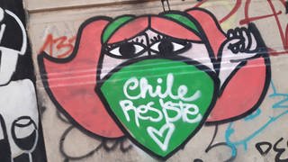 Auf einer Hauswand in Santiago: Chile leistet Widerstand