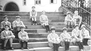 Schüler und Schülerinnen der Schule Schloss Salem 1966