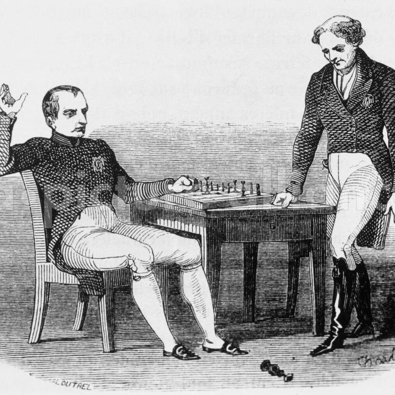 Verbannung auf St.Helena ab 1815: Napoleon schlägt Ludwig XVIII. im Schachspiel