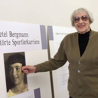 Pressekonferenz mit Bergmann Gretel in Laupheim