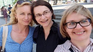 Die Freundinnen Renata, Malgorzata, Agnieszka.