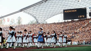 Eröffnungsveranstaltung der Olympischen Sommerspiele 1972 in München