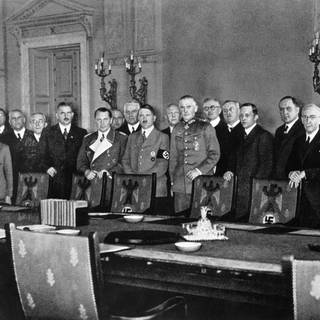 Adolf Hitler, Franz von Papen, Hermann Goering, Joseph Goebbels