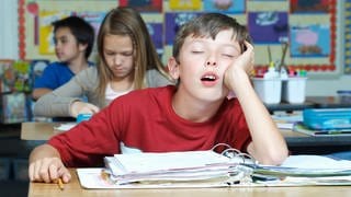 Boy Sleeping In Classroom model released, Symbolfoto, 11.10.2020