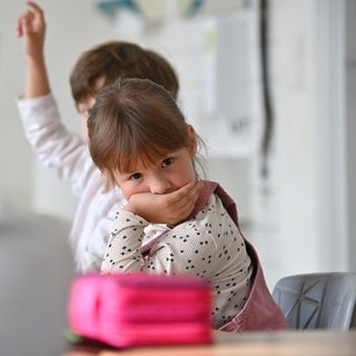 Schulunterricht an einer Grundschule in Bayern am ersten Schultag nach den Sommerferien am 12.09.2023.