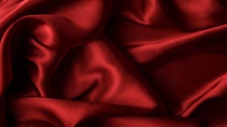 Red silk fabric