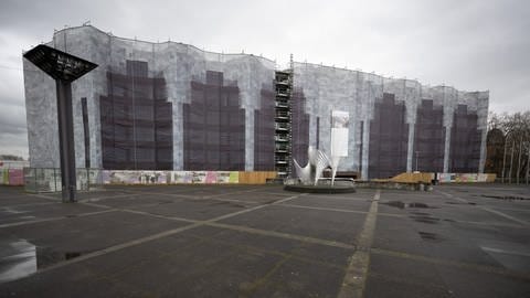 Mainzer Rathaus wird saniert.