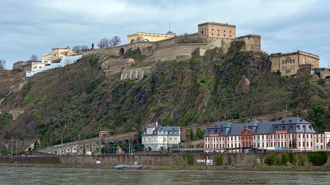 Festung Ehrenbreitstein am Rhein, Koblenz