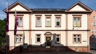 Haus zur Sonne, ehemaliges Gemeindehaus der Synagoge im jüdischen Viertel, heute Begegnungs- und Gedenkstätte sowie Museum, Synagogenplatz, als Teil der SchUM-Städte UNESCO-Welterbe, Worms, Rheinland-Pfalz