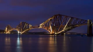 Forth Firth Bridge, Edinburgh, Schottland, Großbritannien