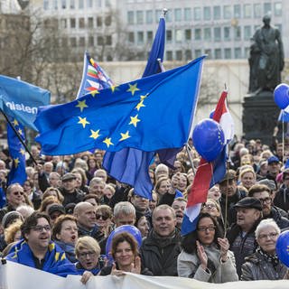 Kundgebung von Pulse of Europe in Frankfurt am Main