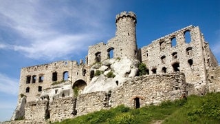 Burgruine, Ogrodzieniec, Polen, Europa