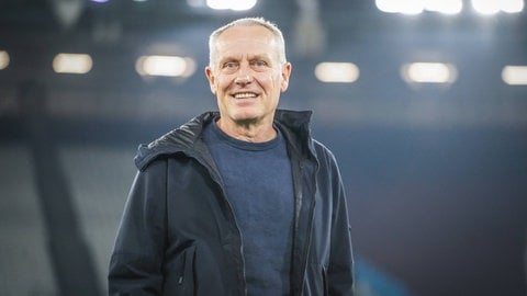 Freiburgs Trainer Christian Streich 