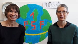 Die Lehrerinnen Ulrike Schiller (links) und Barbara Frösch (rechts)
