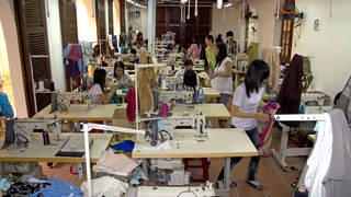 Kleiderfabrik in Vietnam