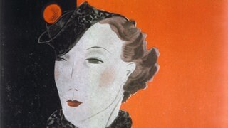 Der Hut von Rose Descat  gezeichnet von Leon Benigni Illustration der Zeitschrift Vogue von 1935