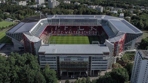 Das Fritz-Walter-Stadion in Kaiserslautern