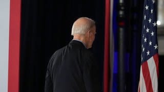 President Joe Biden leaves after speaking at a campaign event, Saturday, March 9, 2024