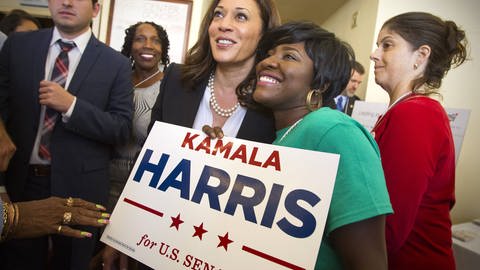 Kamala Harris im Wahlkampf um den Senatssitz 2015