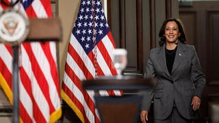 Die US-Vizepräsidentin Kamala Harris