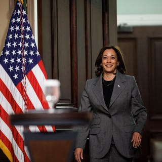 Die US-Vizepräsidentin Kamala Harris