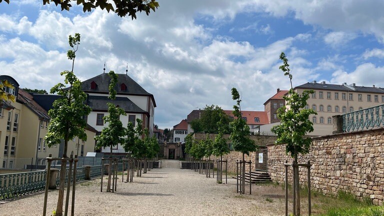 Barocker Terrassengarten in Kirchheimbolanden.