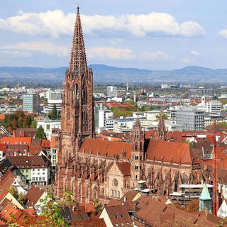 Freiburg minster without scaffolding.