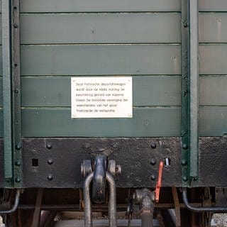 Von 1942 - 1944 brachten 28 Transporter Juden, Roma und Sinti vom SS-Lager Dossin ins Konzentrationslager Auschwitz-Birkenau