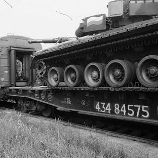 RUS, Abzug der Russen, Heimfahrt Berliner Brigade, September 1994