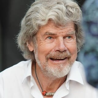 Reinhold Messner im Gespräch.