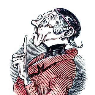 Buchillustration, Lehrer Lämpel von Wilhelm Busch