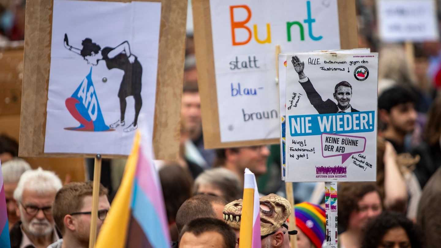 Demonstration Gemeinsam gegen Rechts