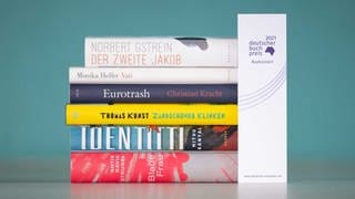 Die sechs Bücher auf der Shortlist zum Deutschen Buchpreis 2021