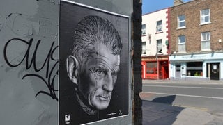 Ein Poster von Samuel Beckett