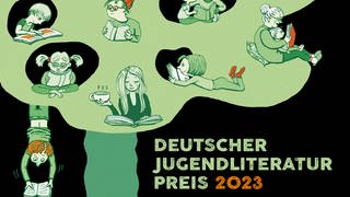 Plakat des Deutschen Jugendliteraturpreises 2023