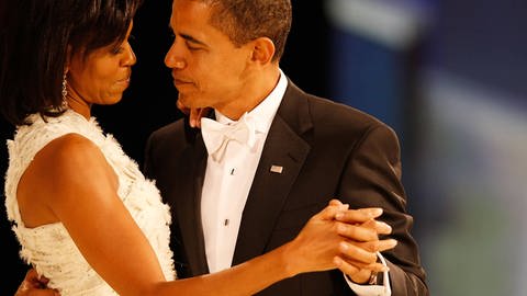 Barack und Michelle Obama beim Tanzen