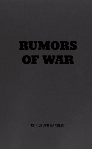 Buchcover „Rumors of War” von Christoph Bangert