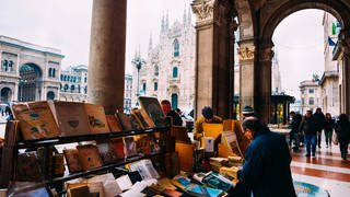 Büchermarkt in Mailand