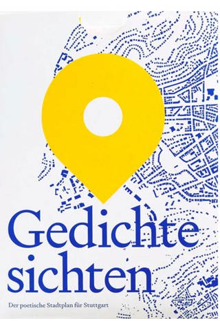 Gedichte sichten - Der poetische Stadtplan für Stuttgart. Faltkarte mit Einstecktasche. Prima.Publikationen. 2024