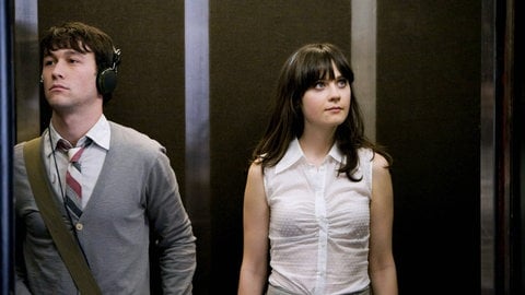 Joseph Gordon-Levitt und Zooey Deschanel als Tom und Summer, Film: 500 Days Of Summer