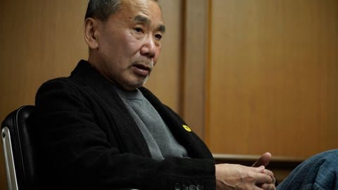 Haruki Murakami während einer Gesprächsveranstaltung im März 2023 in Tokio.