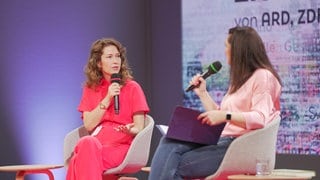 Katja Lewina und Anja Höfer, Buchmesse Frankfurt 2024